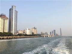 一个人，行走，厦门